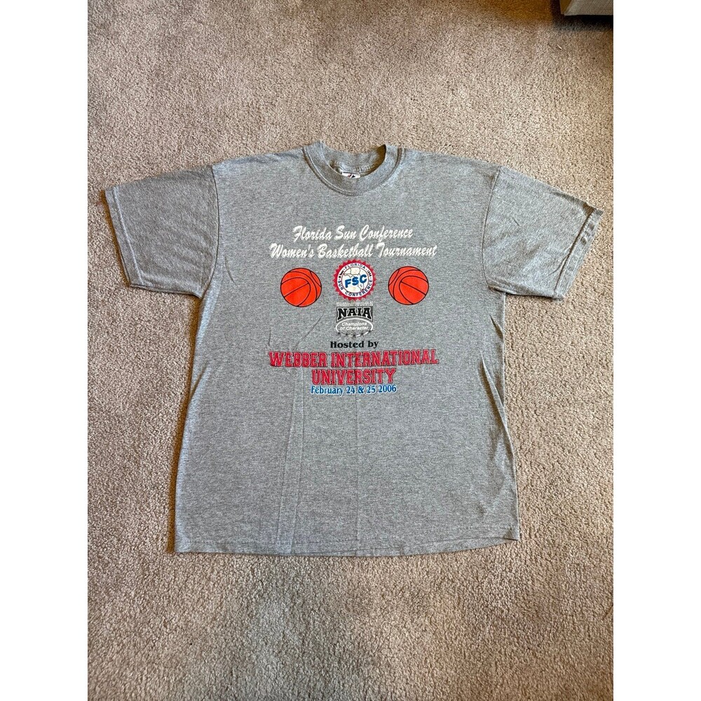 Vintage Florida Sun Conference Basketball Tournament Men’s Graphic Tee Size L
